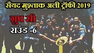 Syed Mushtaq Ali Trophy 2019, Round 6, Group C: Railways beat Sikkim by 9 wickets